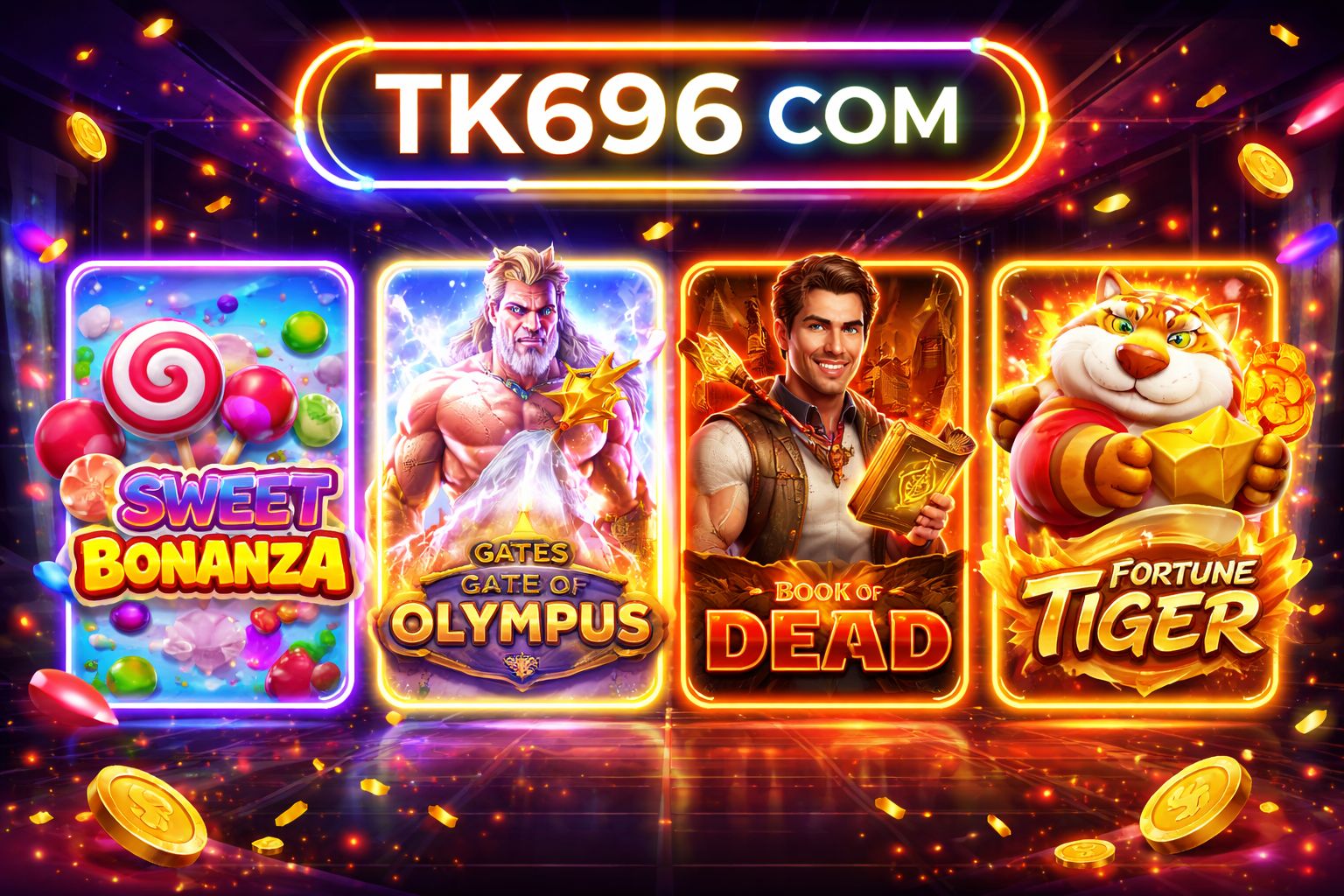 TK696 COM Slots collection with Sweet Bonanza and Megaways titles